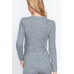 Long Slv Crew Neck Sweater Top