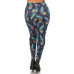 Plus Size Print, Full Length Leggings In A Slim Fitting Style With A Banded High Waist