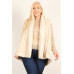 Plus Size Faux Fur Vest Jacket With Open Front, Hi-lo Hem, And Pockets
