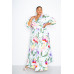 Puff Sleeve Button Front Dress