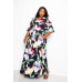 Puff Sleeve Button Front Dress