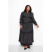Belted Shirt Dress With Ruffle Detail
