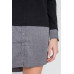 Knit Combo Long Sleeve Sweater Dress