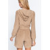 Hoodie Terry Towelling Jacket