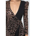 Plunging V Buckle Detail Leopard Jumpsuit