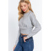 Dolman Slv Inner Fleece Terry Top