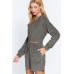 Elasticized Hem Terry Towelling Top