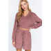 Elasticized Hem Terry Towelling Top