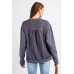 Terry Knit Loose Fit Pullover