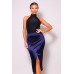 Sexy Gathered Front Crossover Midi Skirt