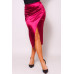Sexy Gathered Front Crossover Midi Skirt