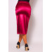 Sexy Gathered Front Crossover Midi Skirt