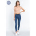 Cross Back Rib Seamless Crop Top