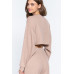 Long Dolman Slv Hacci Crop Top