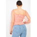 Square Neck Smocking Top
