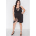 Plus Size Lace Detail Bodycon Mini Dress