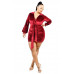 Plus Velvet Bishop Sleeve Mini Dress