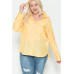 Plus Size Chest Pocket Oversized Satin Shirt