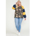 Raglan Sleeve Color Block Top