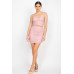 Shirred Cami Top & Mini Skirts Set