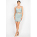 Shirred Cami Top & Mini Skirts Set