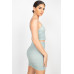 Shirred Cami Top & Mini Skirts Set