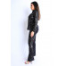 Sequin Button Down Shirt And Pant Set