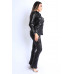 Sequin Button Down Shirt And Pant Set