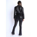 Sequin Button Down Shirt And Pant Set