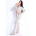 Sequin Button Down Shirt And Pant Set
