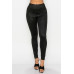 Embossed Snake Print Top And Leggings Set