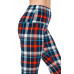 5-inch Long Yoga Style Banded Lined Tie Dye Printed Knit Legging With High Waist.