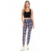 5-inch Long Yoga Style Banded Lined Tie Dye Printed Knit Legging With High Waist