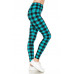 5-inch Long Yoga Style Banded Lined Tie Dye Printed Knit Legging With High Waist