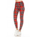5-inch Long Yoga Style Banded Lined Tie Dye Printed Knit Legging With High Waist