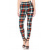 Multi Printed, High Waisted, Leggings With An Elasticized Waist Band