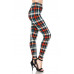 Multi Printed, High Waisted, Leggings With An Elasticized Waist Band