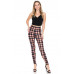 Multi Printed, High Waisted, Leggings With An Elasticized Waist Band