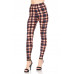 Multi Printed, High Waisted, Leggings With An Elasticized Waist Band