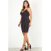 Plus Size Rainbow Striped Sleeveless Short Dress