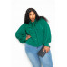 Pleated Sleeve Blouse With Waterfall Frill And Bow