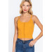 Front Closure With Hooks Sweater Cami Top