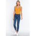 Front Closure With Hooks Sweater Cami Top