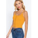 Front Closure With Hooks Sweater Cami Top