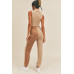 Two-tone Color Two-piece Set