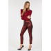 Animal Skin Vinyl Ankle Pants