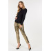 Animal Skin Vinyl Ankle Pants