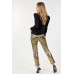 Animal Skin Vinyl Ankle Pants