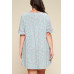 Plus Size Spring Floral Printed Lovely Swing Dress