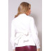 Long Sleeve Crossed Front Back Tie Button Down Cropped Shirt
